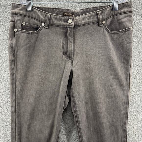 J. McLaughlin Women’s Size 8 Beige Stretch Classic Fit Pants Trousers Casual - Picture 2 of 10